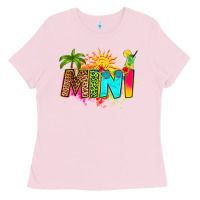 Bubblegum Pink summer mini Ladies Tee - RanaPortraitStore