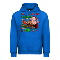 Cobalt all i want for christmas is a pig Urban Hoodie - FaDigitalArtStudio