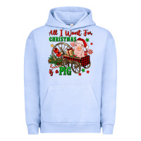 Pigment Grape Ice all i want for christmas is a pig Urban Hoodie - FaDigitalArtStudio