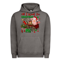 Pigment Tornado all i want for christmas is a pig Urban Hoodie - FaDigitalArtStudio