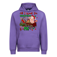 Tulip all i want for christmas is a pig Urban Hoodie - FaDigitalArtStudio