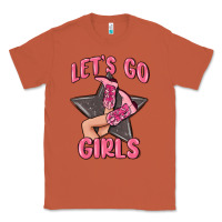 Copper lets go girls cowgirl boots star Classic Tee - MaliasSmallBusiness