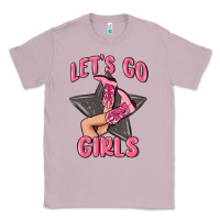 Lilac lets go girls cowgirl boots star Classic Tee - MaliasSmallBusiness