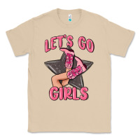 Mushroom lets go girls cowgirl boots star Classic Tee - MaliasSmallBusiness