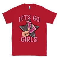 Red lets go girls cowgirl boots star Classic Tee - MaliasSmallBusiness
