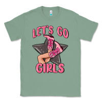Sage lets go girls cowgirl boots star Classic Tee - MaliasSmallBusiness