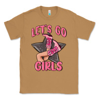 Toasted Coconut lets go girls cowgirl boots star Classic Tee - MaliasSmallBusiness