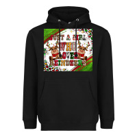 Black just a girl who loves reindeer Heavyweight Hoodie - CowGirlArtShop
