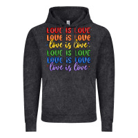 Vintage Black love is love lgbtq Vintage Hoodie - MaliasSmallBusiness