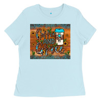 Baby Blue coffee and grace Ladies Tee - JahusDesignShop