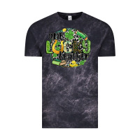 Cloud Black one lucky teacher Vintage Tee - MaliasSmallBusiness