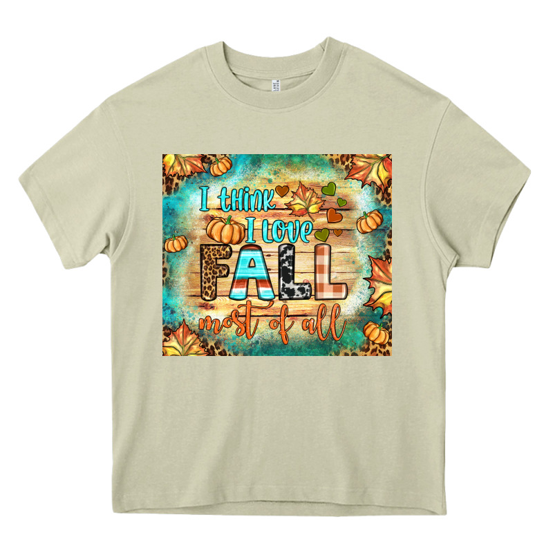 I Think I Love Fall Most Of All Tumbler Heavy Core Tee by BundleAndBundleShop | Teevron