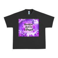 Pigment Black thankful greatful blessed Urban Heavy Tee - NancyCooperArtShop