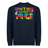Navy LGBTQ+ Don't Hide Your Pride Heavyweight Sweatshirt - BundleAndBundleShop