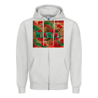 Dove Grey Mexicana Zipper Hoodie - texasbilliewilder