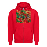 Red Mexicana Zipper Hoodie - texasbilliewilder