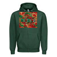 Sports Green Mexicana Zipper Hoodie - texasbilliewilder