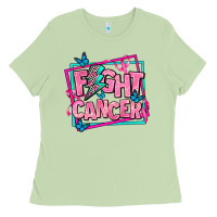 Matcha fight cancer Ladies Tee - AdoDesignShop