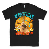 Black naschville music city Classic Tee - NancyCooperArtShop