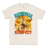Natural naschville music city Classic Tee - NancyCooperArtShop