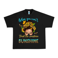 Black when you cant find the sunshine be the sunshine me Urban Heavy Tee - NancyCooperArtShop
