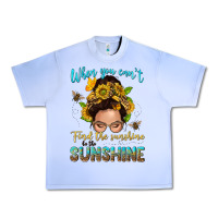 Grape Ice when you cant find the sunshine be the sunshine me Urban Heavy Tee - NancyCooperArtShop