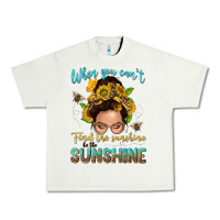 Pistachio when you cant find the sunshine be the sunshine me Urban Heavy Tee - NancyCooperArtShop