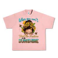 Salmon when you cant find the sunshine be the sunshine me Urban Heavy Tee - NancyCooperArtShop