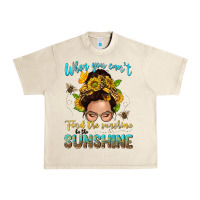 Sandshell when you cant find the sunshine be the sunshine me Urban Heavy Tee - NancyCooperArtShop