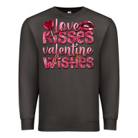 Smoke Love kisses Valentine wishes Valentine's Day Premium Sweatshirt - HowdyJamesFarm