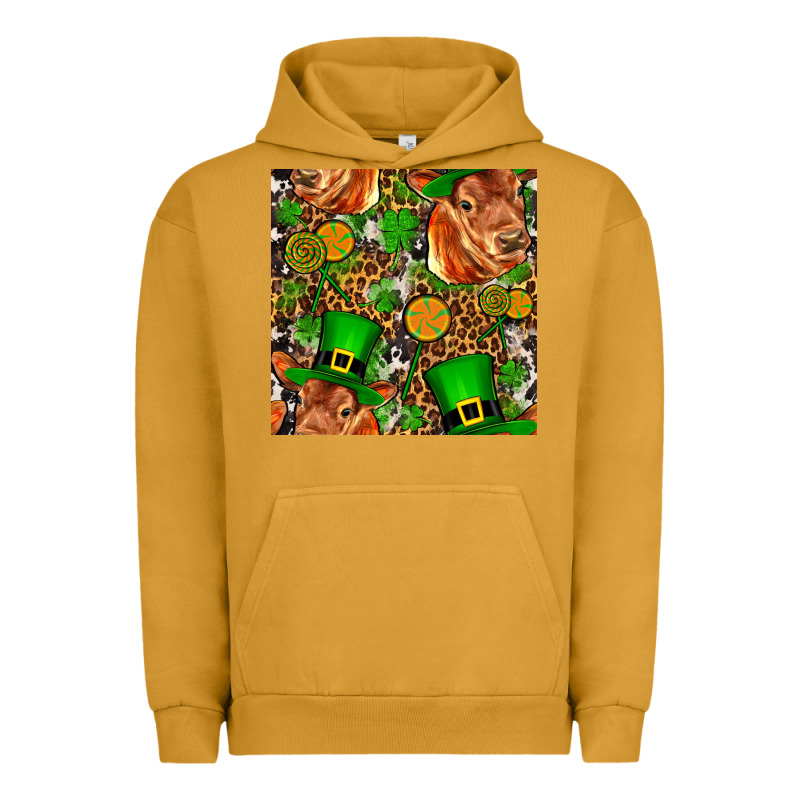 St Patricks  Cow With Candy Urban Hoodie by FaDigitalArtStudio | Teevron