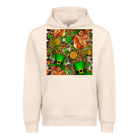 Sandshell st patricks  cow with candy Urban Hoodie - FaDigitalArtStudio
