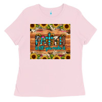 Bubblegum Pink faith it till you make it Ladies Tee - JahusDesignShop