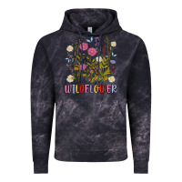 Cloud Black wildflower malias Vintage Hoodie - MaliasSmallBusiness