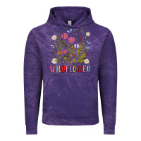 Cloud Purple wildflower malias Vintage Hoodie - MaliasSmallBusiness