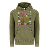 Vintage Olive wildflower malias Vintage Hoodie - MaliasSmallBusiness