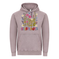 Vintage Zinc wildflower malias Vintage Hoodie - MaliasSmallBusiness