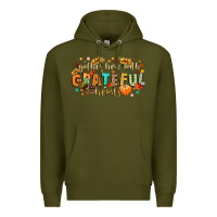 Army Green gather here with grateful hearts Premium Hoodie - CowGirlArtShop
