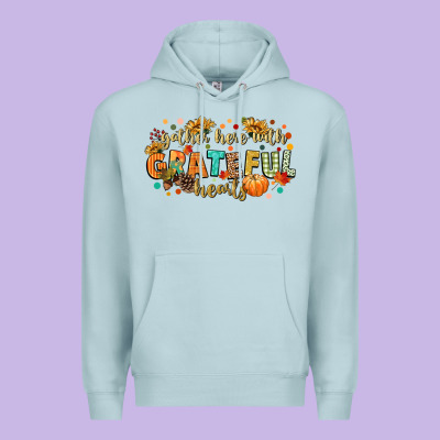 Gather Here With Grateful Hearts Premium Hoodie Designed By Cowgirlartshop