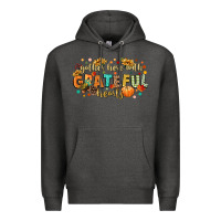 Charcoal Heather gather here with grateful hearts Premium Hoodie - CowGirlArtShop
