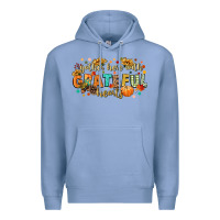 Colony Blue gather here with grateful hearts Premium Hoodie - CowGirlArtShop