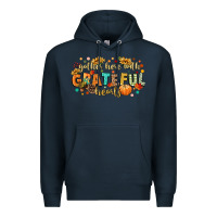 Navy gather here with grateful hearts Premium Hoodie - CowGirlArtShop