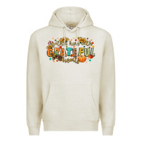 Oatmeal Heather gather here with grateful hearts Premium Hoodie - CowGirlArtShop