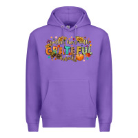 Purple gather here with grateful hearts Premium Hoodie - CowGirlArtShop