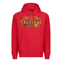 Red gather here with grateful hearts Premium Hoodie - CowGirlArtShop