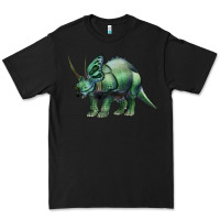 Black dinosaur triceratops Premium Tee - Artiststas