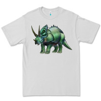 Dove Grey dinosaur triceratops Premium Tee - Artiststas