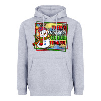Heather Grey theres snowbody cooler than me Heavyweight Hoodie - CowGirlArtShop
