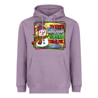 Lavender theres snowbody cooler than me Heavyweight Hoodie - CowGirlArtShop