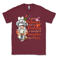 Burgundy patience a dash of kindness Classic Tee - NancyCooperArtShop